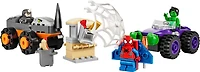 LEGO Marvel Spidey And His Amazing Friends Hulk vs. Rhino Truck Showdown 10782 (110 Pieces)