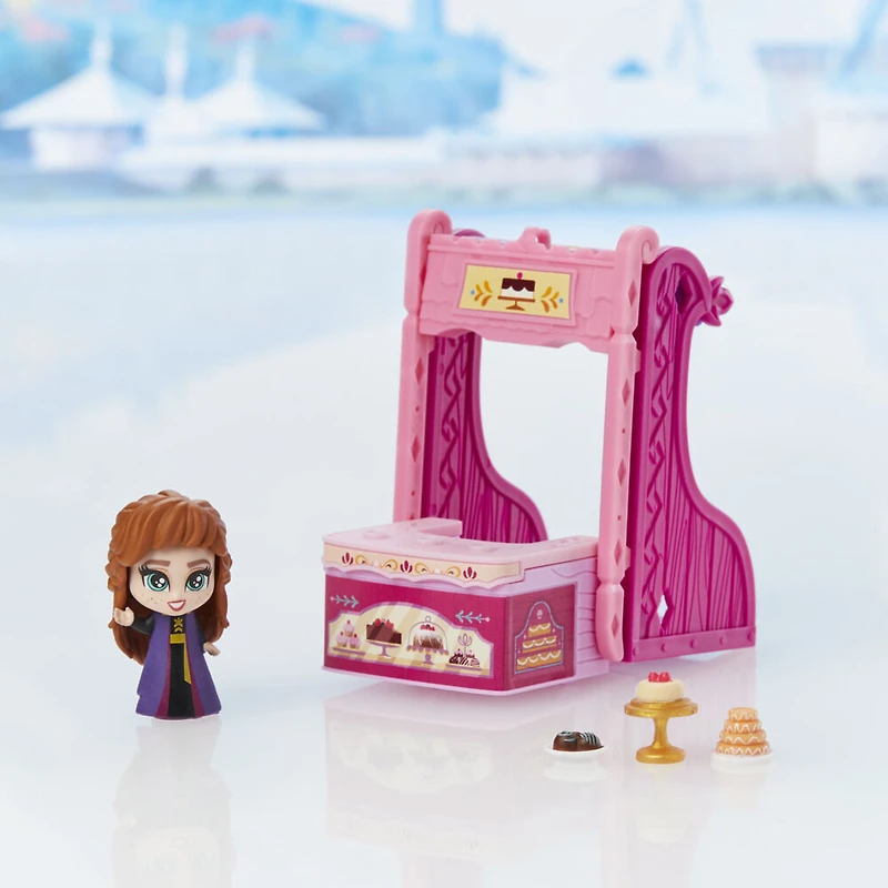 Disney's Frozen 2 Twirlabouts Series 1 Anna Sled to Shop Playset