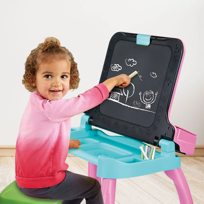 VTech Explore & Write Deluxe Activity Desk - Pink - French Edition - R Exclusive