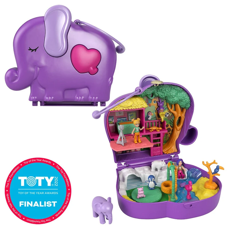 Polly Pocket Elephant Adventure Compact