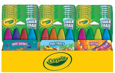Crayola Washable Sidewalk Chalk, 4 Count