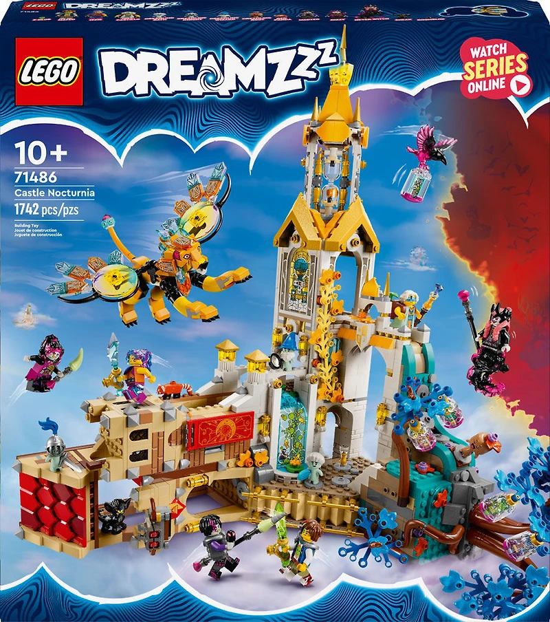 Ensemble de jeu avec figurines et créatures fantastiques LEGO DREAMZzz Le château Nocturnia 71486