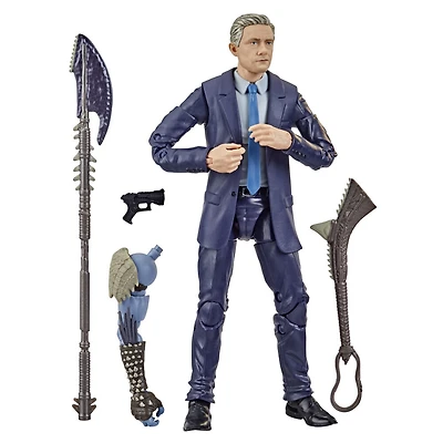 Marvel Legends Series Black Panther Legacy Collection, figurine Everett Ross MCU de 15 cm avec 1 accessoire et 3 pièces Build-A-Figure