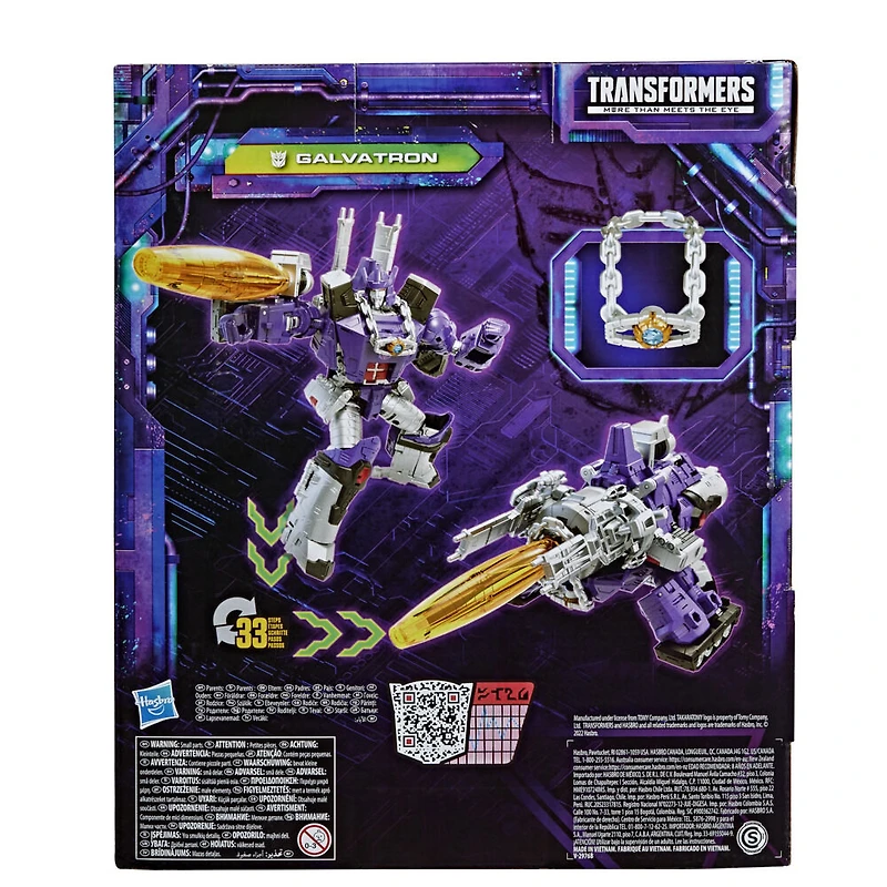 Transformers Generations Legacy Series, figurine Galvatron classe Leader