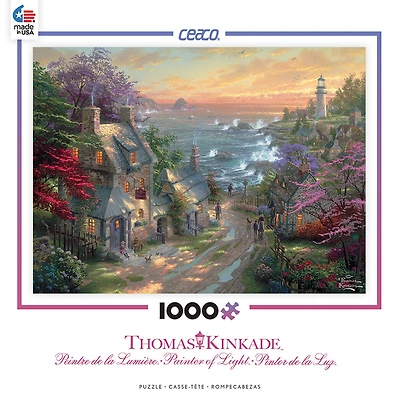 Thomas Kinkade Casse-Tête 1000 Morceaux - Phare du Village