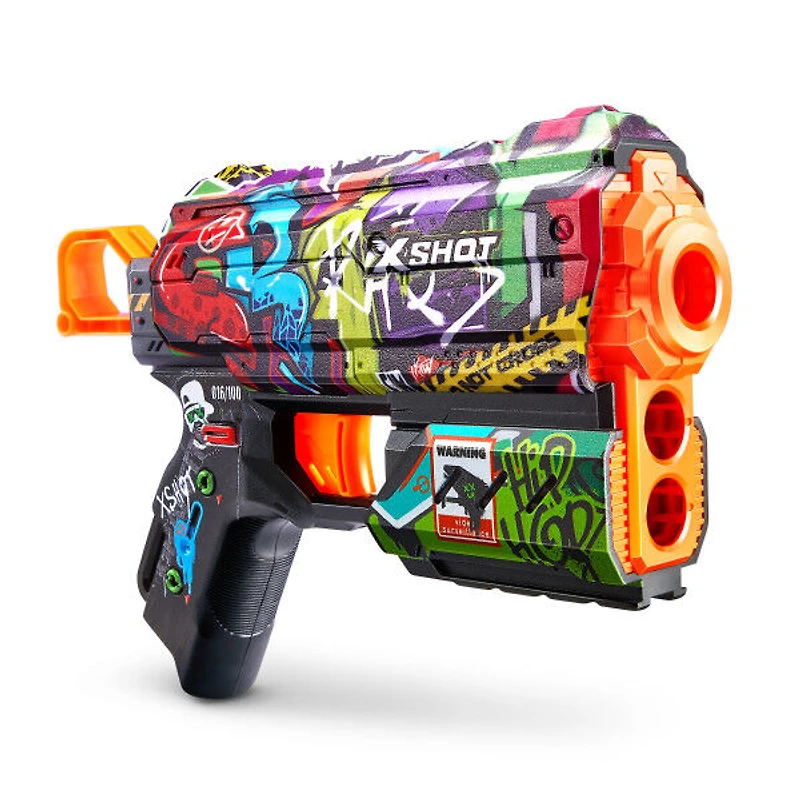 Zuru X-Shot Skins Flux Dart Blaster - Graffiti (8 Darts)