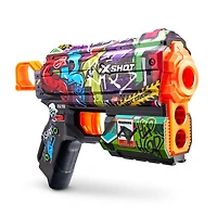 Zuru X-Shot Skins Flux Dart Blaster - Graffiti (8 Darts)