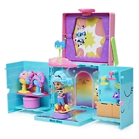 Gabby's Dollhouse, Coffret de jeu transportable Dressing arc-en-ciel avec poupée Gabby