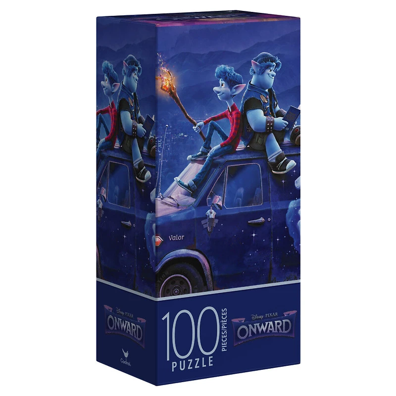 En avant, Puzzle de 100 pièces dans une boîte en forme de tour