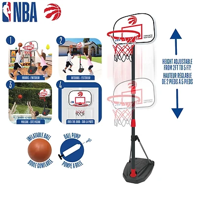 NBA 4 En 1 Toronto Raptors Système Basket-Ball