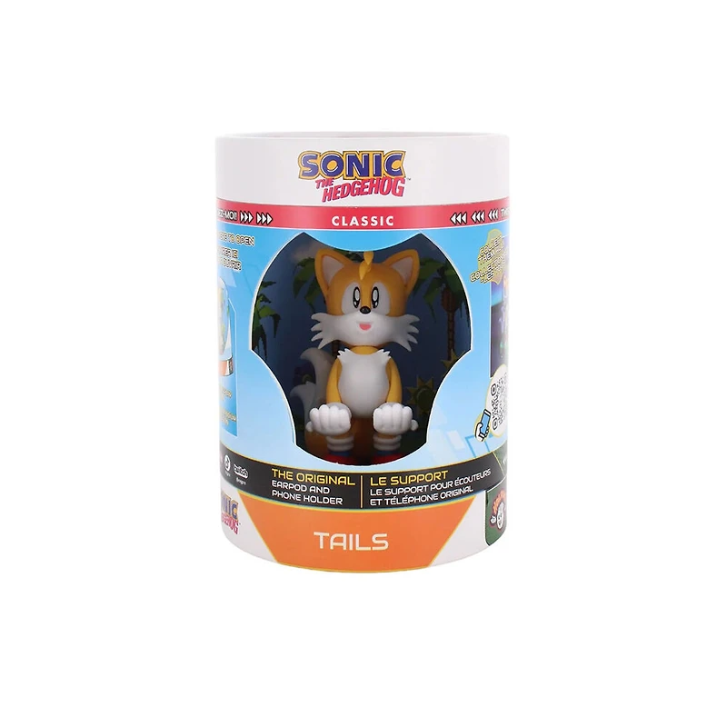 Exquisite Gaming SEGA: Tails Holdem, support de téléphone et de earpods