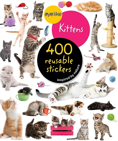 Eyelike Stickers: Kittens - English Edition