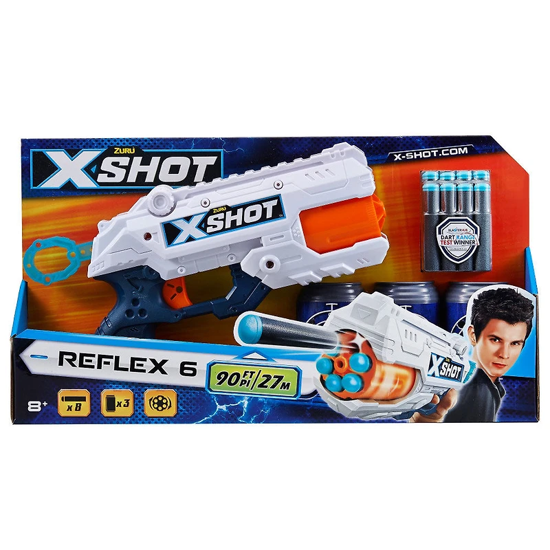 Ensemble de pistolets X-Shot Excel Reflex 6