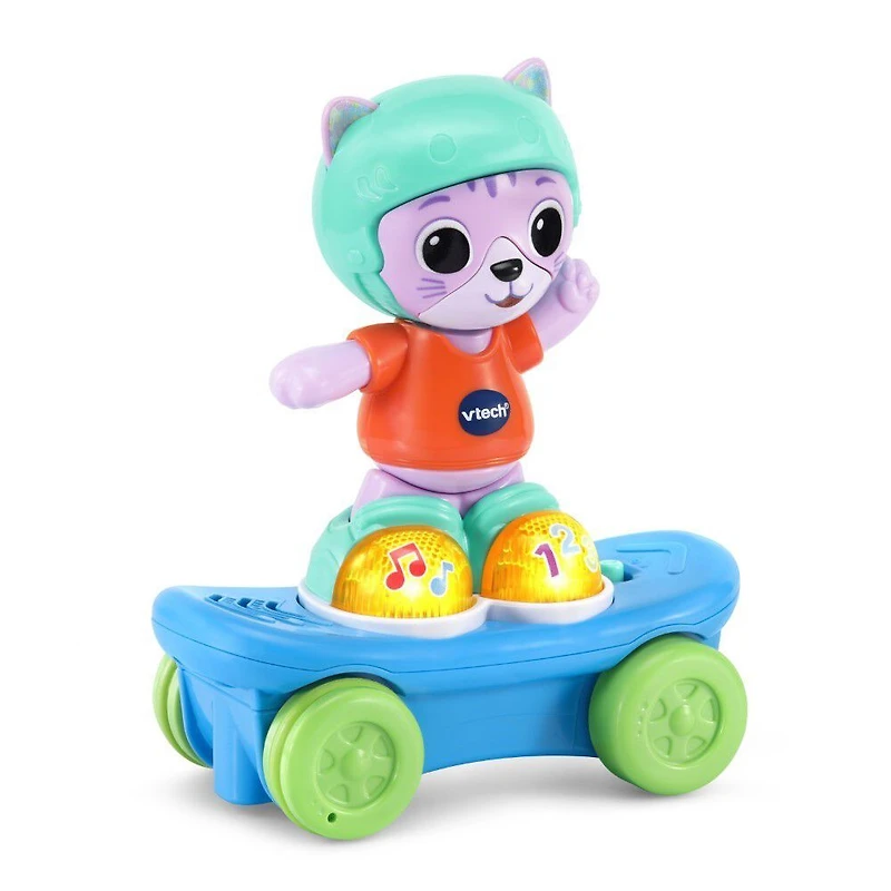 VTech Pull Back Skater Cat - English Edition