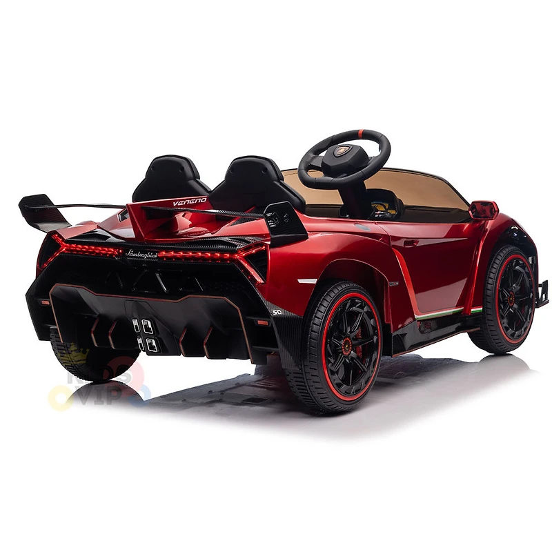 KidsVip 12V Lamborghini Veneno avec RC - Rouge