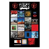 24X36 Poster-Rush-Album Covers