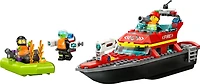 LEGO City Le bateau de secours de pompiers 60373; Ensemble de jeu de construction (144 pièces)