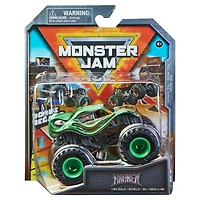 Monster Jam, Monster truck Kraken officiel, véhicule en métal moulé, série Arena Favorites, échelle 1:64