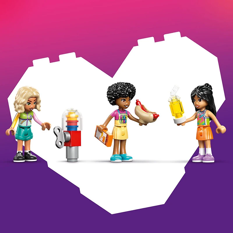 LEGO Friends L'Aire de Jeux Intérieure Amusante - Ensemble de Jeu de Simulation - Avec 3 Minipoupées, un Manège Lapin, une Piscine à Balles - 42686
