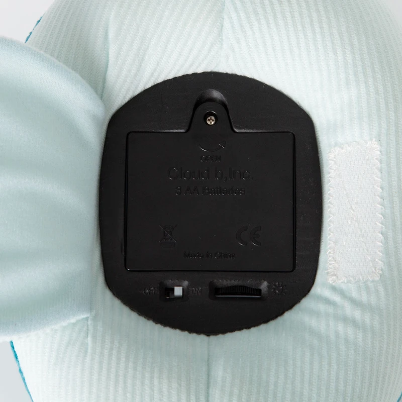 Tranquil Whale de Cloud b Ensemble Veilleuse Baleine Bleu à Effet Sous-Marin et Musique avec hochet en peluche