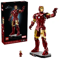 LEGO Marvel Iron Man Mark 3 - Édition de Collection Ensemble de Construction de Figurine Mobile pour Adultes 76344