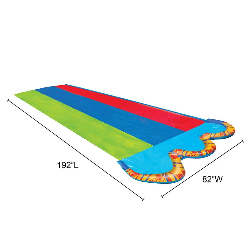  Banzai Glissade D'Eau Triple Course De 4,8 M (L)