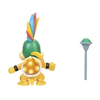 Figurine Nintendo de 4 pouces : Lemmy Koopa avec Baguette 