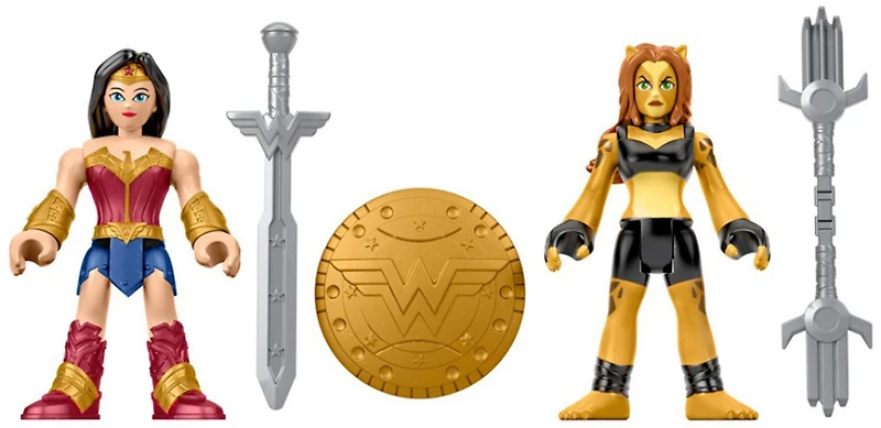Fisher-Price - Imaginext - DC Super Friends - Wonder Woman et Guépard - Édition anglaise