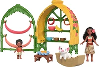 Disney Moana 2 Toys, Moana & Simea Village Home Playset