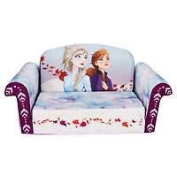 Mobilier Marshmallow - Canapé dépliable en mousse 2-en-1 pour enfants, Frozen 2, par Spin Master