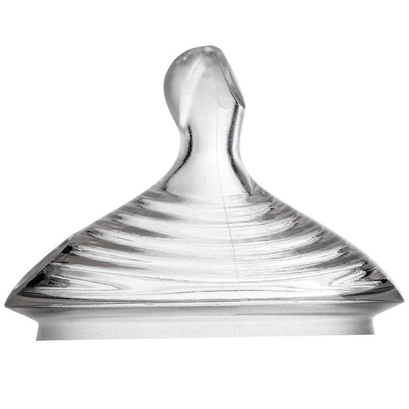 NUK Tétines de biberon à débit lent Simply Natural, paquet de 2, 0 mois et plus