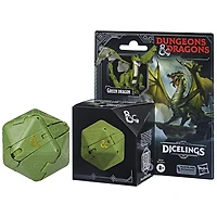 Dungeons and Dragons Dicelings, monstre-dé de collection DandD dragon vert, figurine de dragon