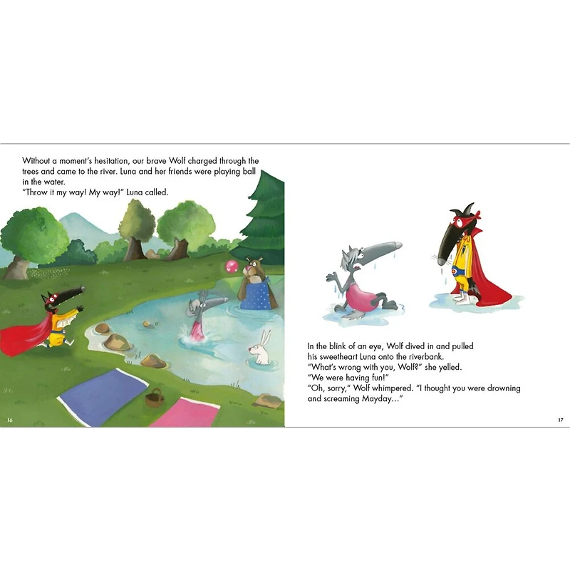 Le Loup qui voulait être un super-héros - Édition anglaise