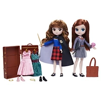 Wizarding World Harry Potter, Hermione Granger and Ginny Weasley Deluxe Dolls and Accessories Gift Set