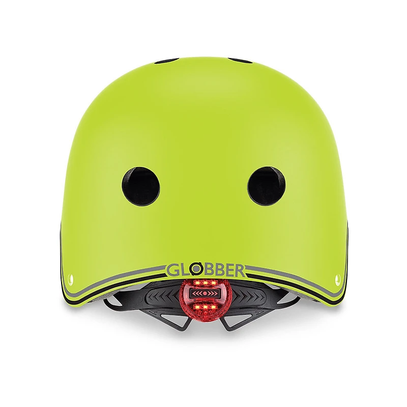 Casque Globber Avec Lumiere Vert Lime