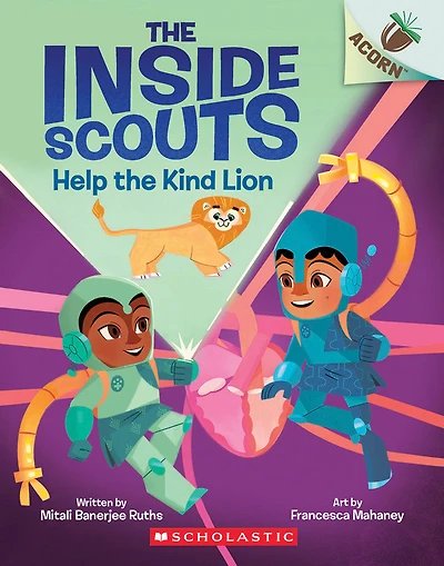 Help the Kind Lion: An Acorn Book (The Inside Scouts #1) - Édition anglaise