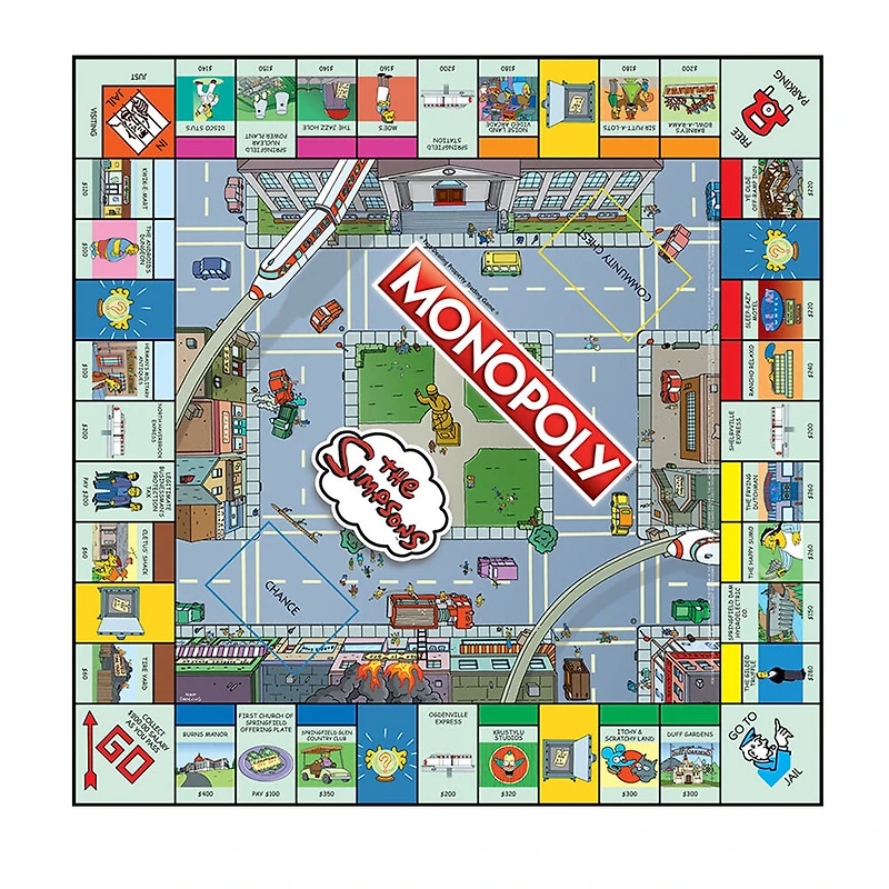 MONOPOLY: The Simpsons Jeu De Plateau - Édition anglaise