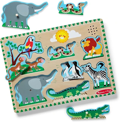 Melissa and Doug - Puzzle sonore des animaux du zoo