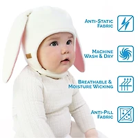 Chapeaux Animaux en Polaire pour Enfants | Lapin Crème