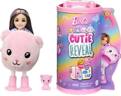 Barbie Cutie Reveal Cozy Cute Tees Series Chelsea Doll and Accessories