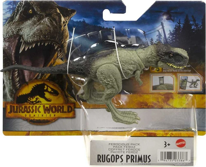 Figurines articulées de dinosaures Meute Féroce ​Rugops Primus Jurassic World