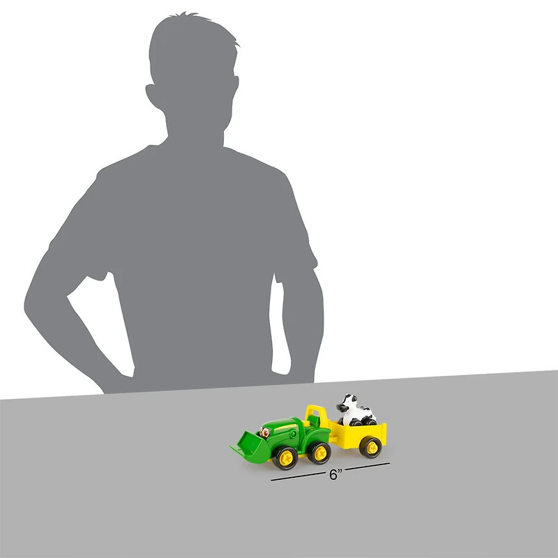 John Deere Build-A-Buddy - Tracteur Bonnie Scoop Avec Un Chariot, Une Vache Et Un Tournevis
