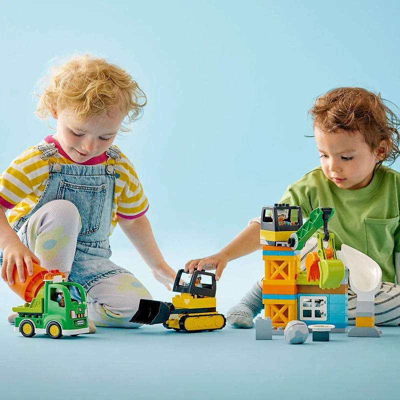 LEGO DUPLO Town Construction Site 10990 Building Toy Set (61 Pieces)