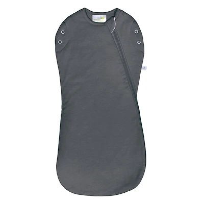 Perlimpinpin-Bamboo newborn sleep bag-Charcoal-0-3m