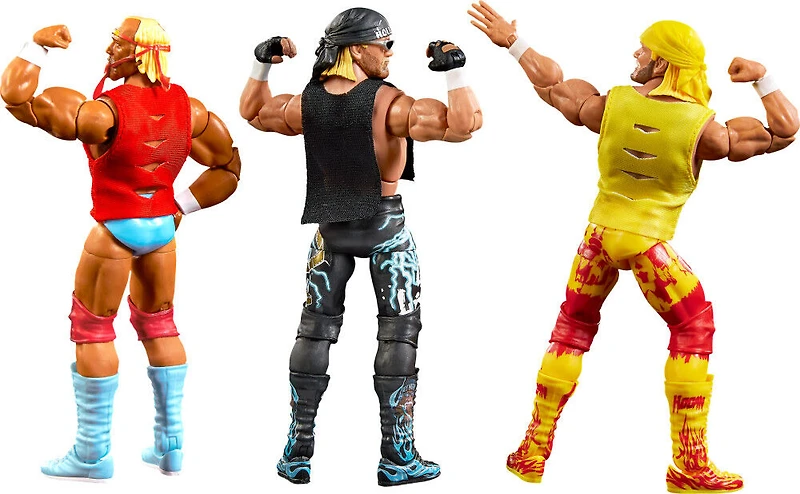 WWE - Elite - Hulkamania - Coffret de 3 figurines - Hulk Hogan 40e ann.