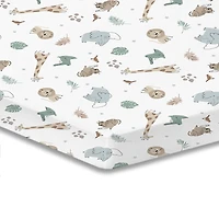 Koala Baby 1 Pack Flannel Playpen Sheet Safari