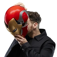 Marvel Legends Series, casque électronique premium Iron Man avec effets lumineux, Avengers: Endgame, jouet de cosplay pour adultes