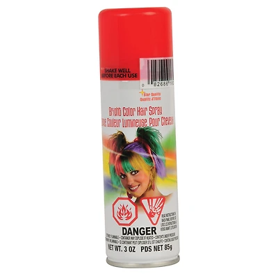Laque fluorescent pour les cheveux - rouge