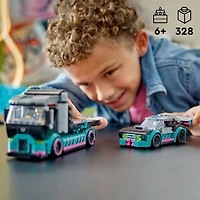 LEGO City Race Car and Car Carrier Truck Building Toy 60406