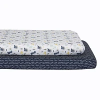 Ensemble De Draps à Petit Berceau BF PQT De 2 -Dinosaure